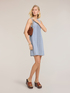 Vestito linea ad A in maglia pliss&eacute; image number 3