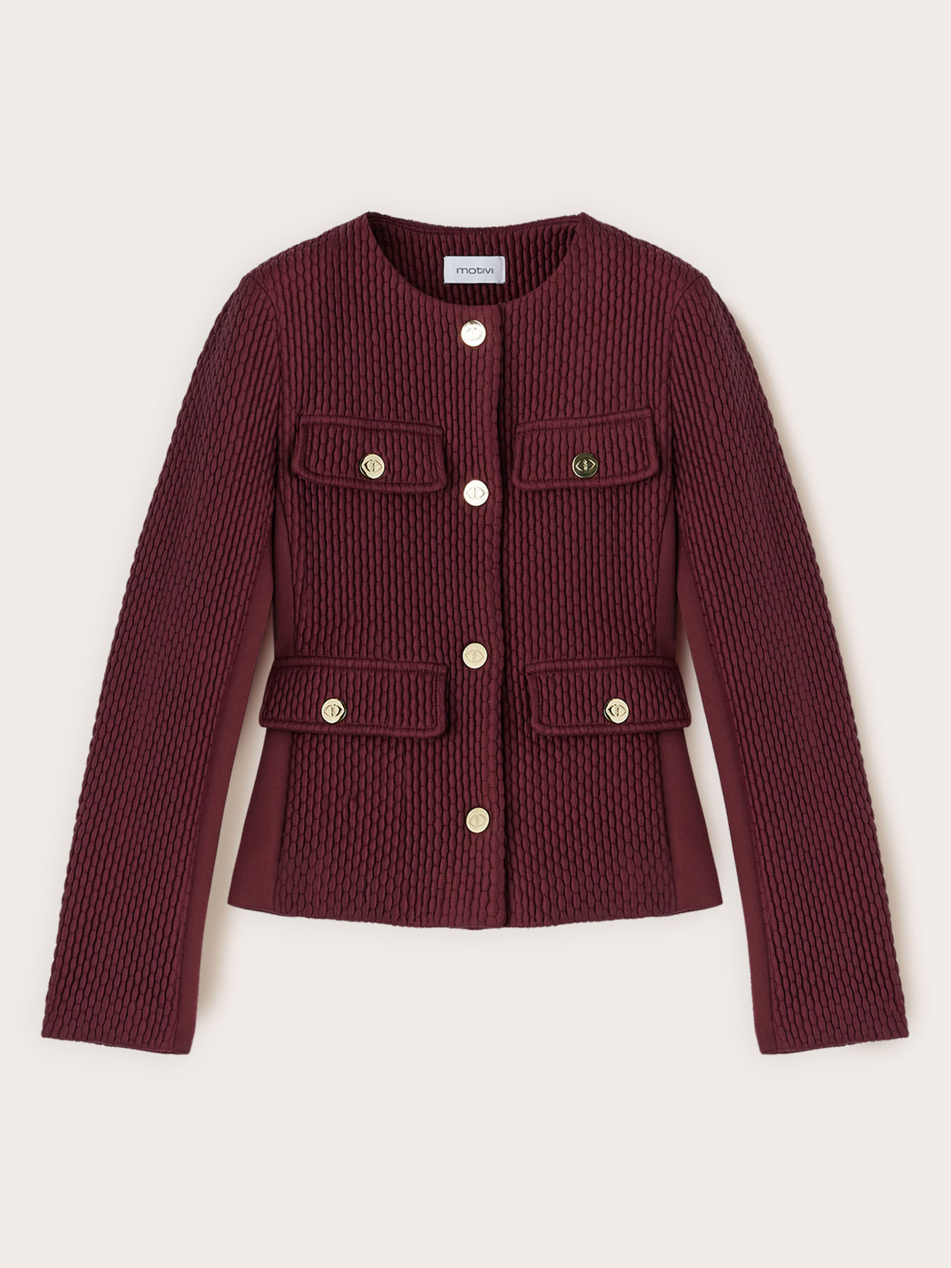 Gesteppte Jacke aus Scuba-Material image number 4