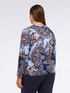 Blusa stampa paisley in viscosa image number 1