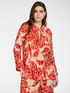 Long printed blouse image number 3