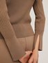 Cardigan a coste con colletto image number 3