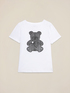 T-shirt in jersey con ricamo image number 4