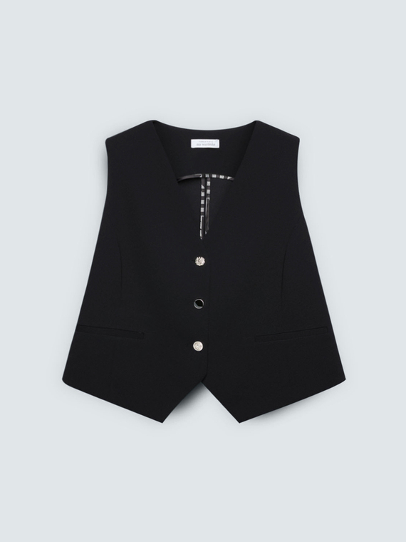 Gilet in tessuto stretch