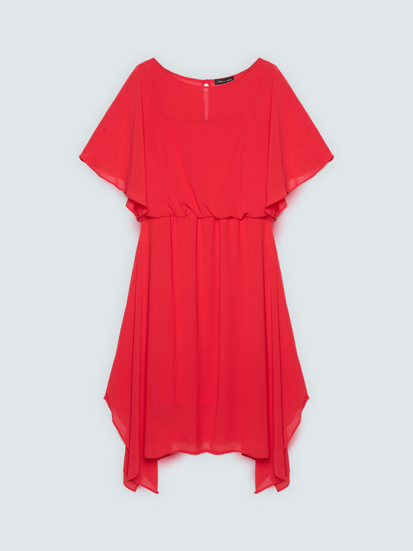 Kleid aus Georgette mit asymmetrischem Saum image number 4