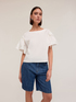 Blouse with drawstring on the sleeves image number 2