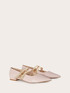 Ballerina con cinturini laminati image number 2