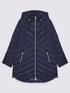 Lange gesteppte Daunenjacke mit Kapuze image number 4