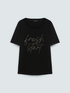 T-Shirt mit Strass-Schriftzug image number 4