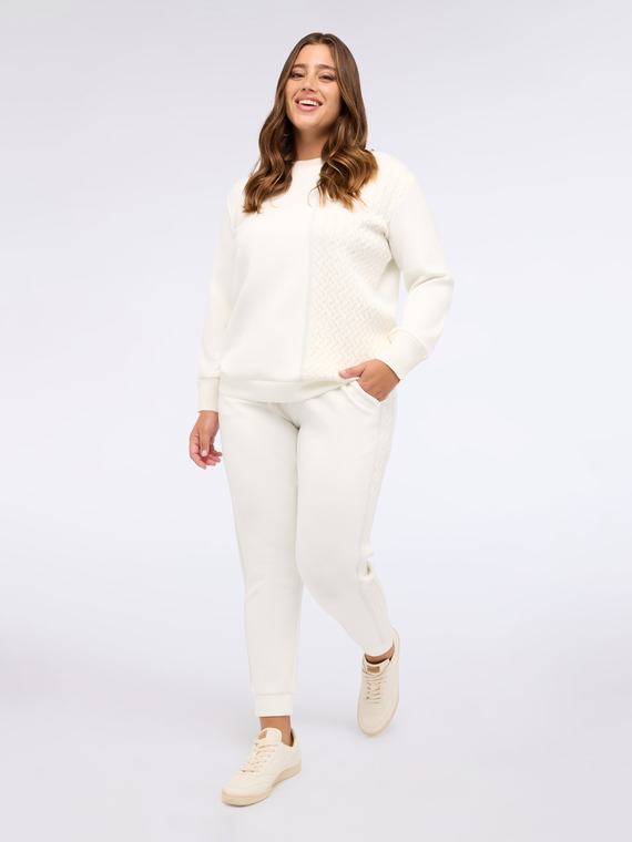 Jogger-Hose aus Scuba-Stoff