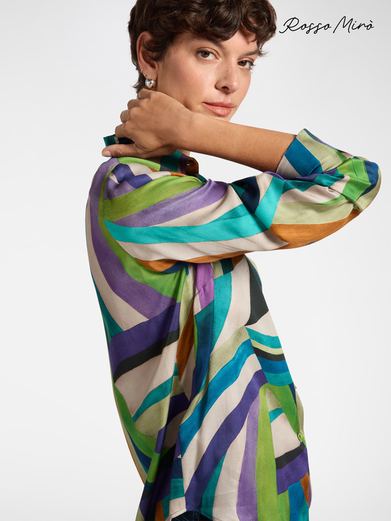 Camisa estampada de hombre