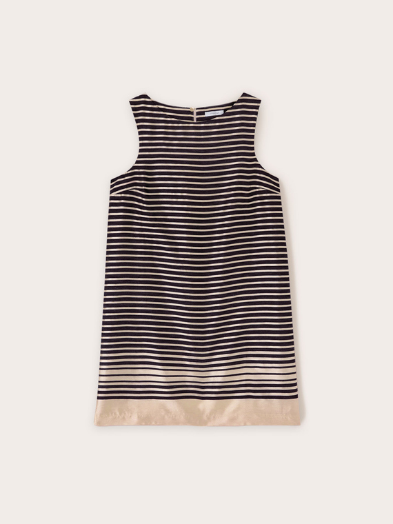 Vestito a tubino a righe