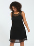Short perforated dress image number 3