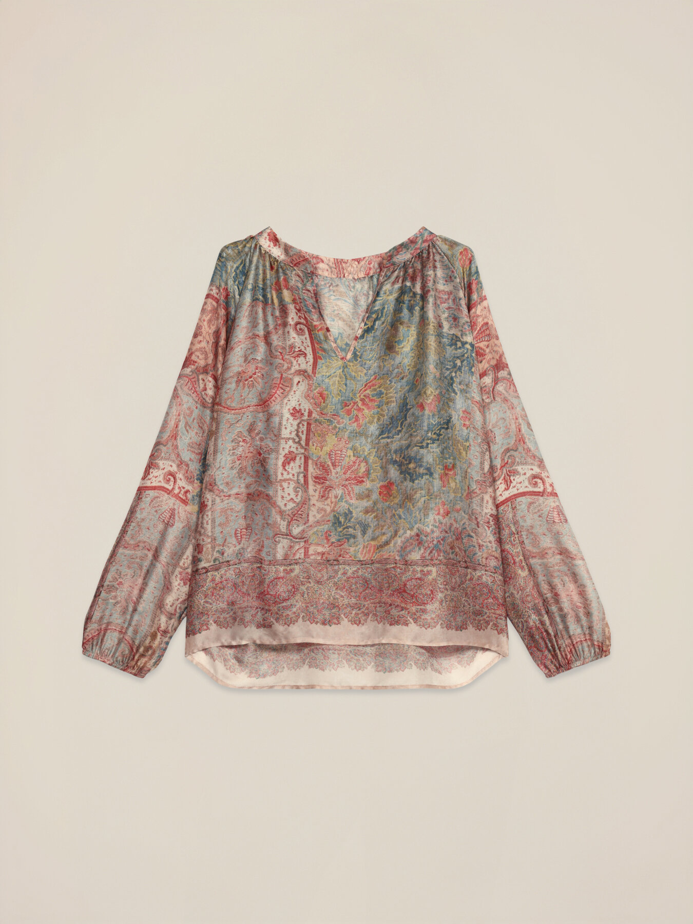 Bluse aus Voile mit Paisley-Muster image number 4
