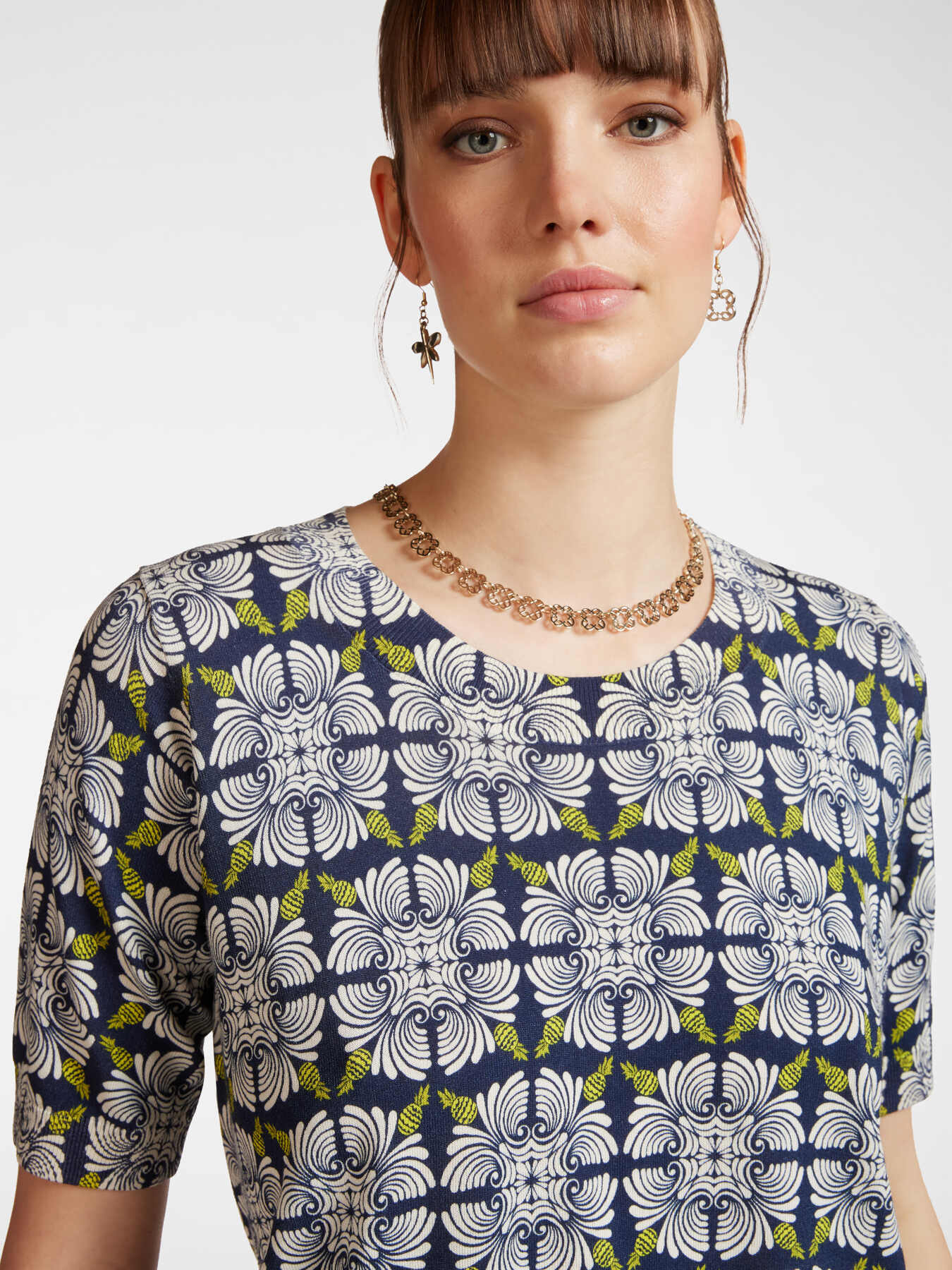 Bedruckter Pullover image number 3