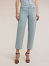 Jeans regular boyfit cu laminare image number 2