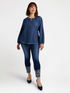 Jeans skinny con ricamo bandana al fondo image number 2