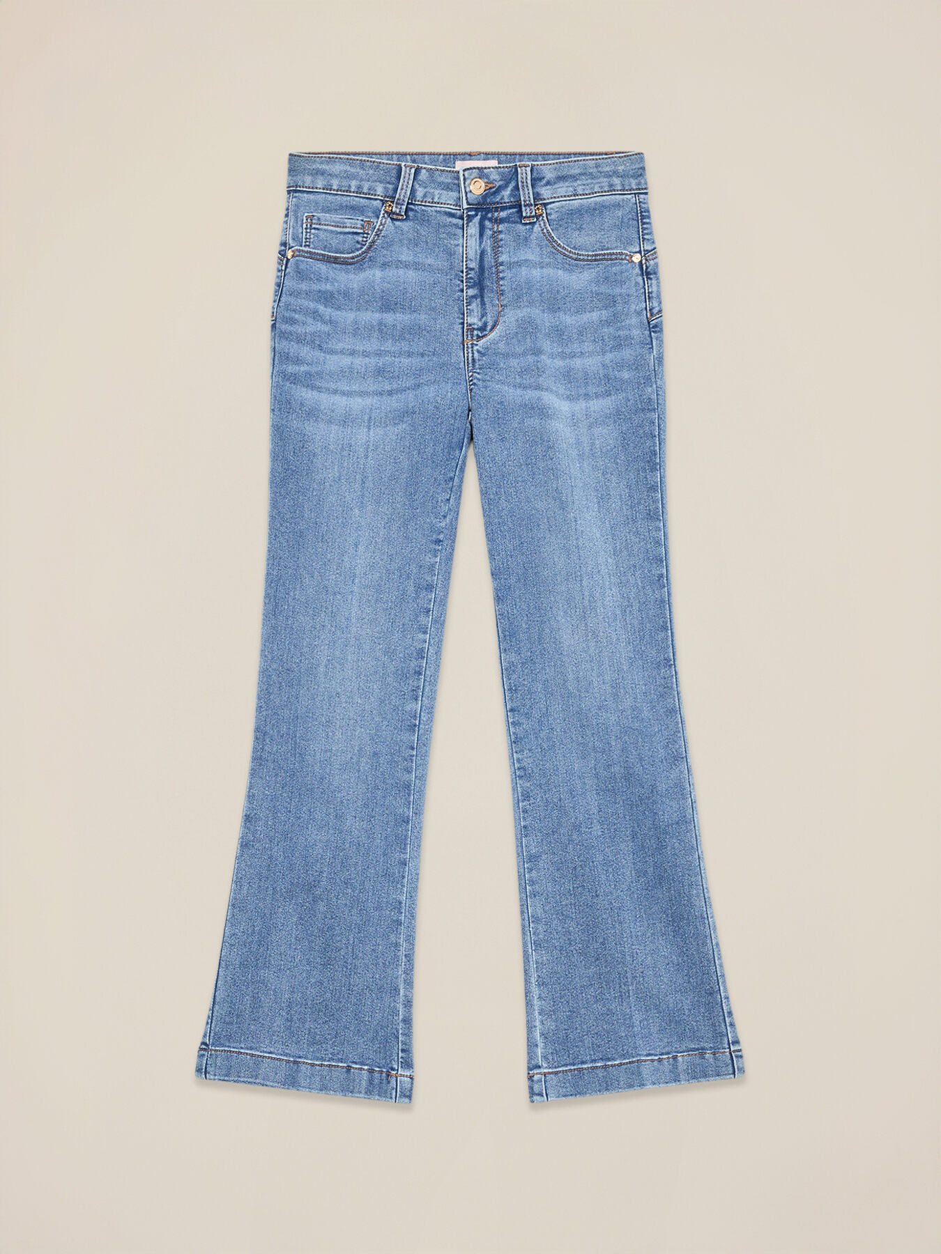 Jeans flare stone washed image number 4