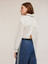 Shirt with piping and slit at the back image number 1
