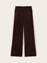 Wide-leg trousers in linen blend image number 3