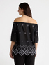 Off-shoulder ethnic blouse image number 1