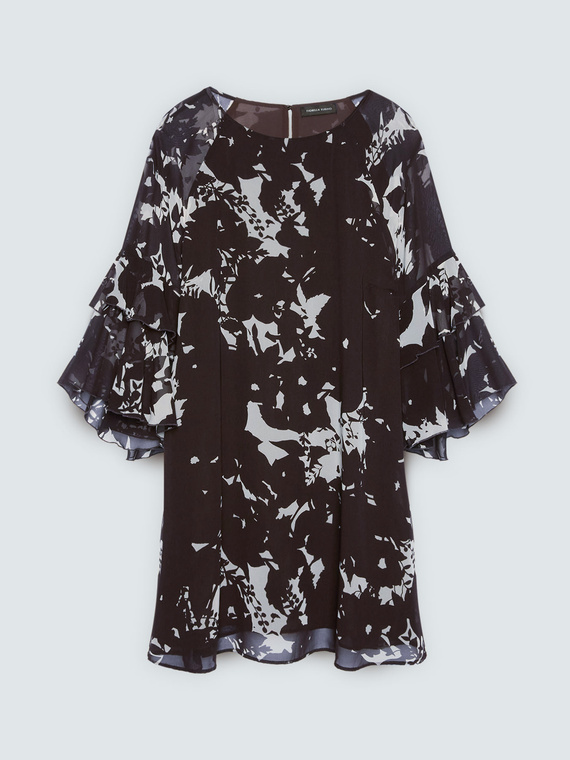 Kurzes Free-Kleid mit Print