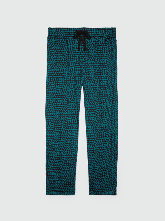 Gerade geschnittene bedruckte Hose
