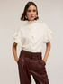 Pull oversize avec tresse et volant image number 2