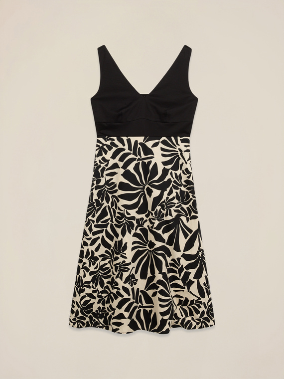 Robe midi combinée