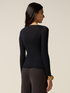 Cotton and cashmere blend T-shirt image number 1