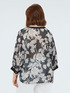 Bluse aus Creponne mit Blumendruck image number 1