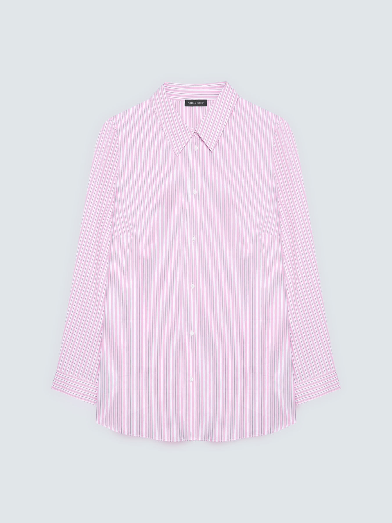 Gestreiftes Baumwollhemd image number 5