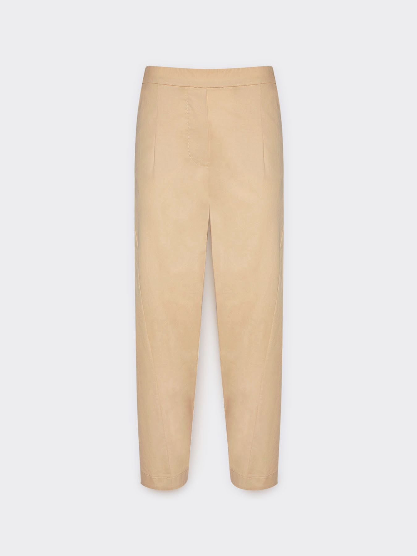 Pantalon ballon en coton stretch image number 4