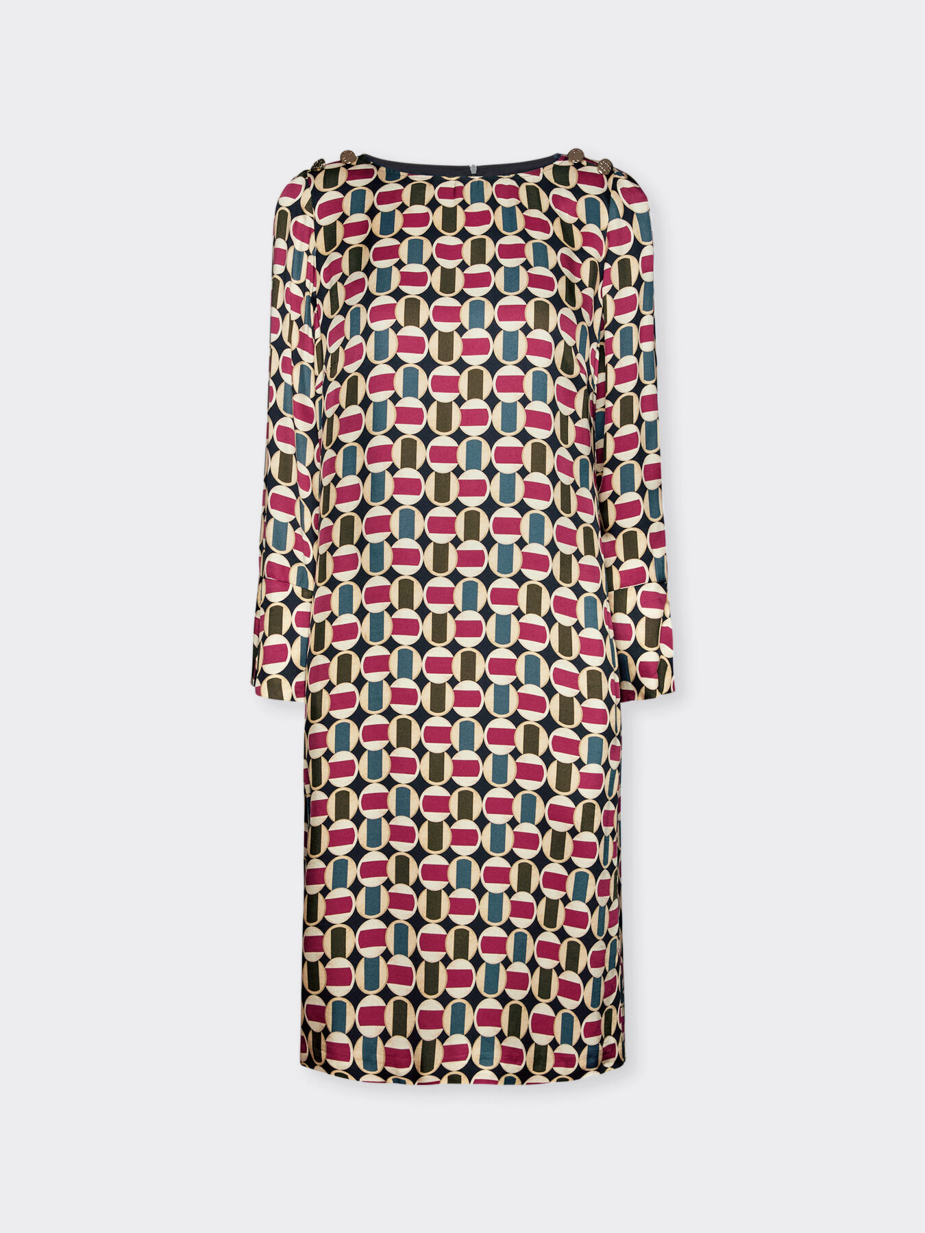 Robe &agrave; imprim&eacute; g&eacute;om&eacute;trique image number 4