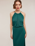 Robe longue en jersey lurex plissé image number 3