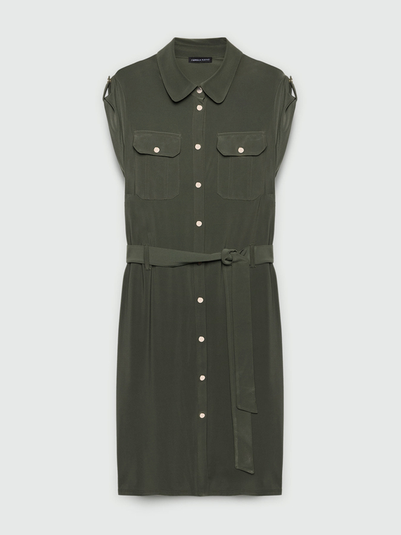 Vestito chemisier con cintura