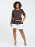 T-shirt in cotone con hotfix motivo zebrato image number 3