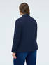 Blazer fitted in tessuto stretch image number 1