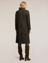Long coat in yarn-dyed fabric image number 1