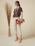 Cotton-blend Capri trousers image number 0