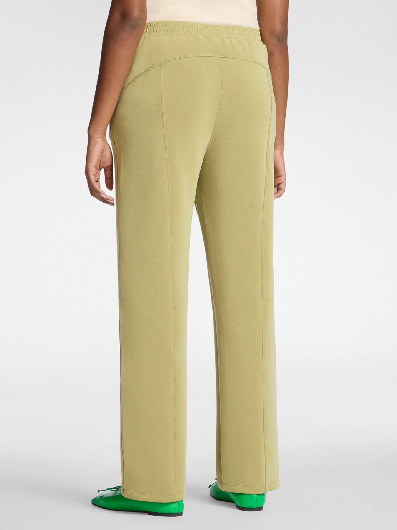 Palazzo pants in scuba image number 1