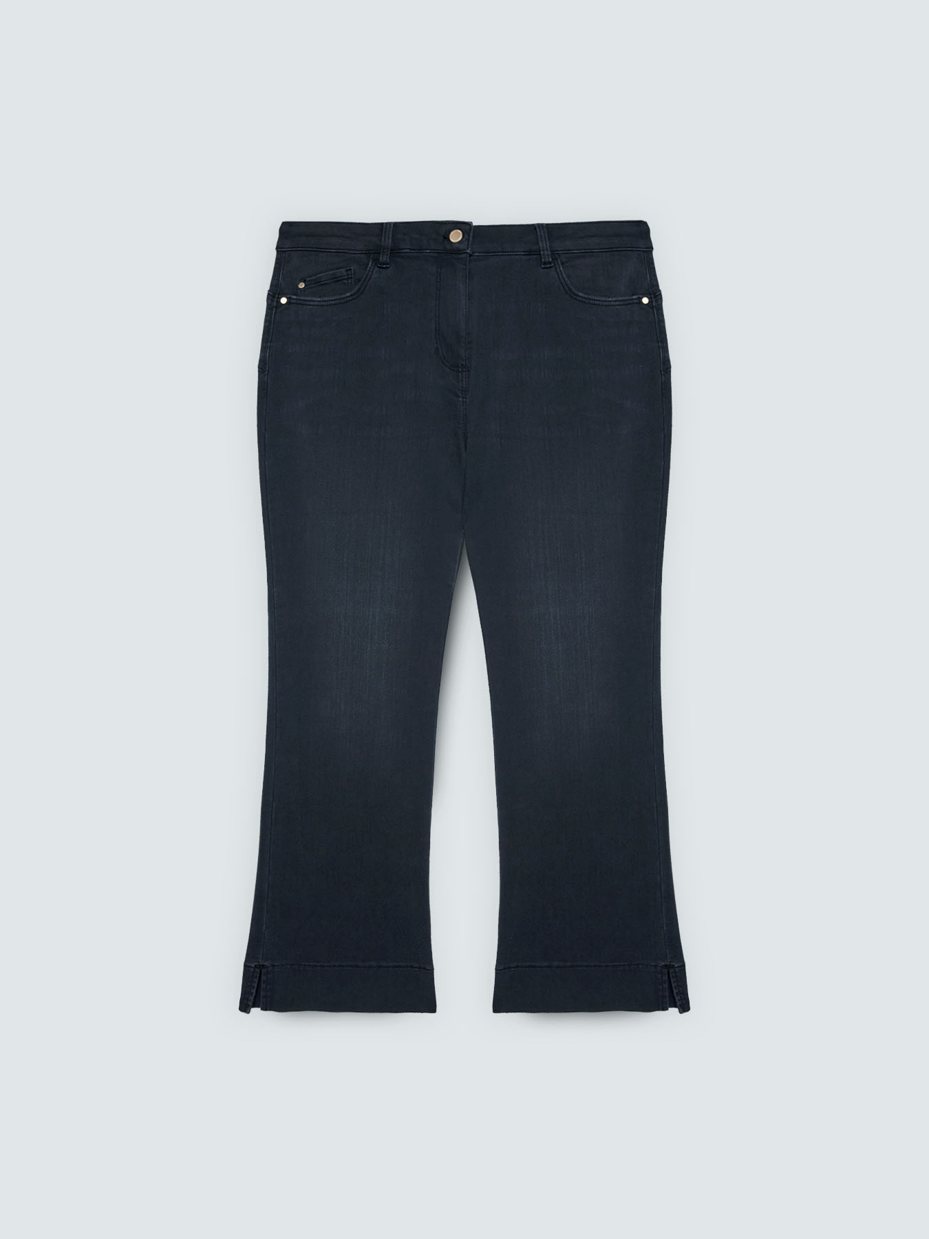 Kick Flare Jeans black wash image number 4