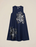 A-line cotton dress with sequins image number 3