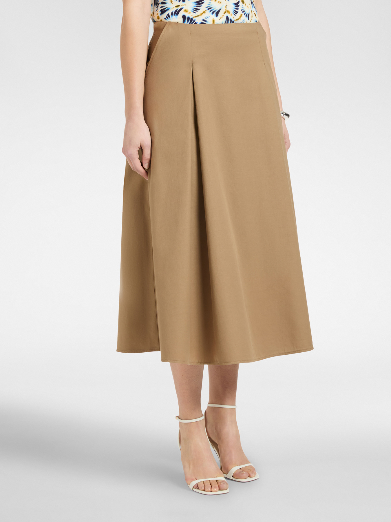 A-line midi skirt image number 2