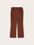 Kick flare trousers in technical cotton image number 3
