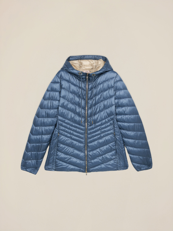 Piumino lightweight con cappuccio