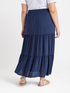 Long flounced skirt image number 1