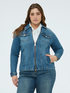 Veste en denim avec zip image number 0