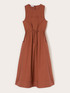 Drawstring dress in poplin image number 4