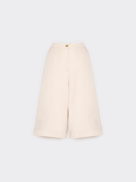 Pantaloni corti in misto cotone