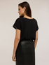 Bi-material T-shirt image number 1